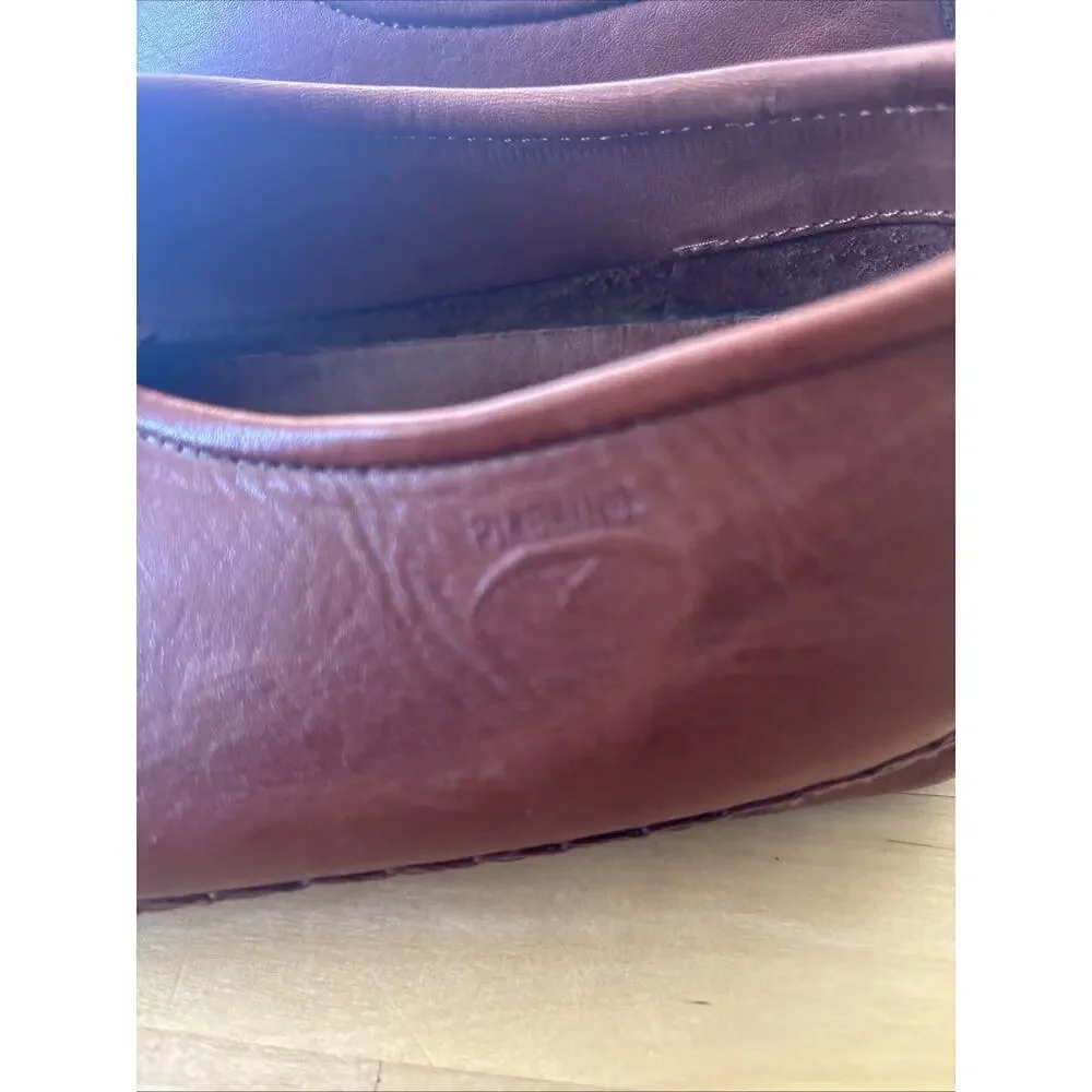 Men’s brown leather Pikolinos driving loafers Size 45 US 11/11.5 - Romania